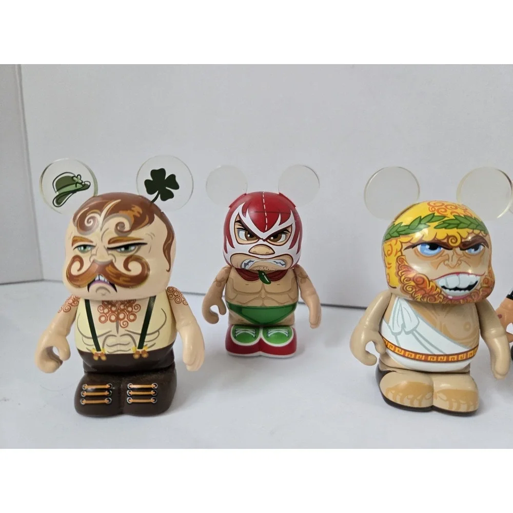 Disney vinylmation vinyl figure lot‎ extreme wrestlers